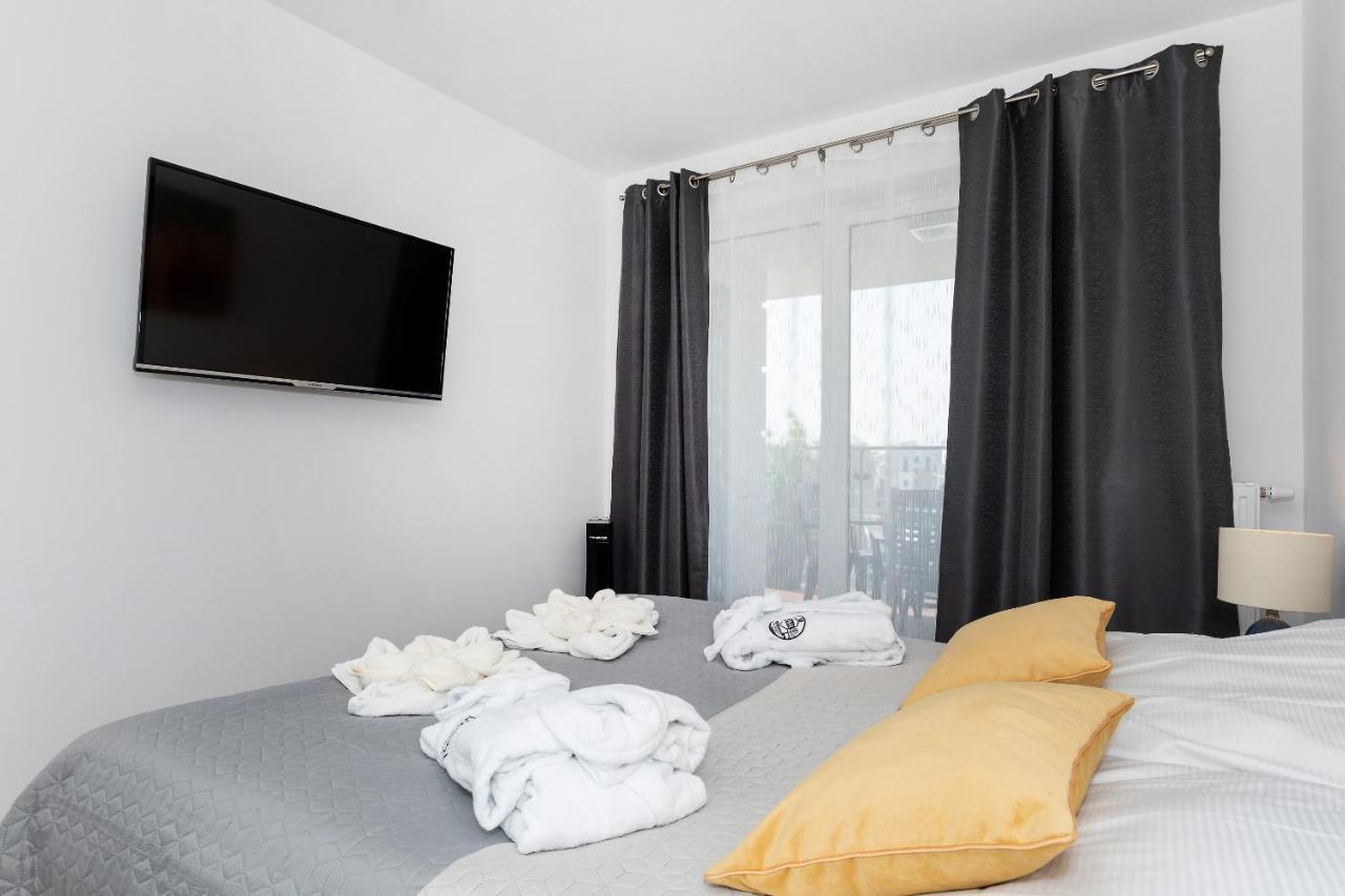 Polanki Park Deluxe Apartament SWEET HOME D405 Garage Pool Sauna Jacuzzi Fitness Kolobrzeg Bagian luar foto