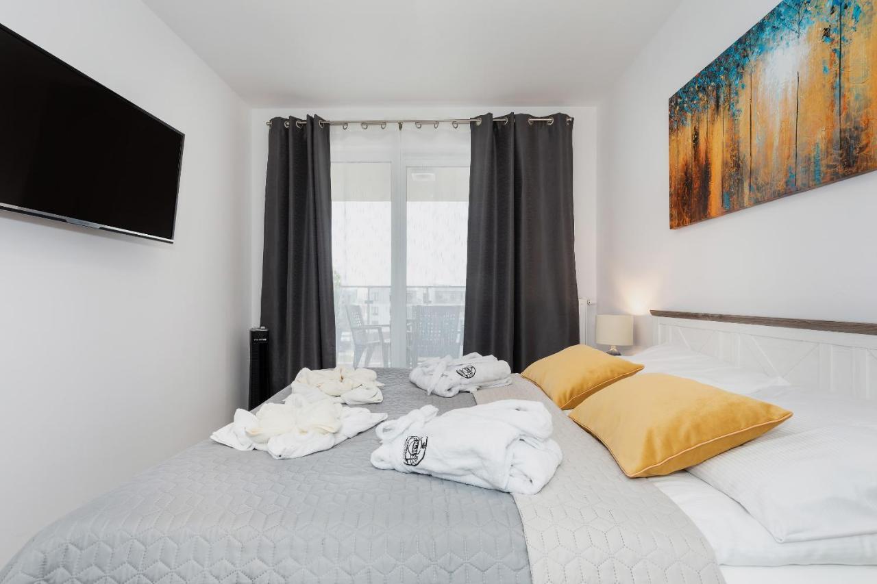 Polanki Park Deluxe Apartament SWEET HOME D405 Garage Pool Sauna Jacuzzi Fitness Kolobrzeg Bagian luar foto